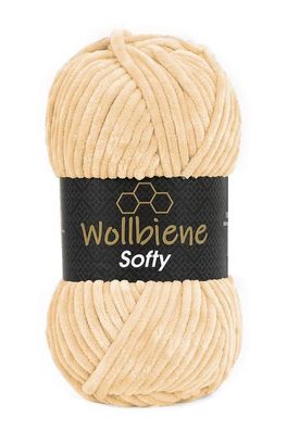 Wollbiene Softy Blush, Wolle, Chenille, Strickwolle, Häkelwolle, Stricken