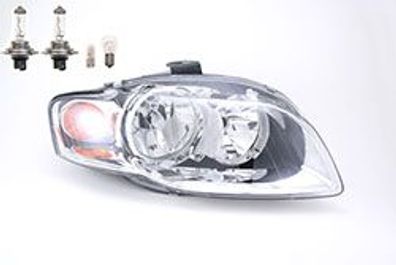 Scheinwerfer Halogen HSW passend für Audi A4 8E 11/04- 06/08 Rechts Leuchtmittel