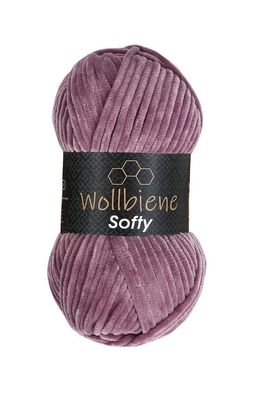 Wollbiene Softy dusty pink, Häkelwolle, Wolle, Chenille, Wolle, Häkeln, Stricken