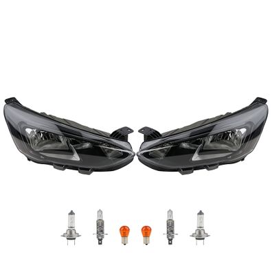Scheinwerfer links rechts Set passend für Ford Focus 18- TFL LED m. Leuchtmittel