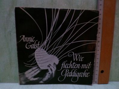 Annie Galst Wir flechten mit Peddigrohr Carlsen (C)1960 7. Auflage Körbe Tischschoner