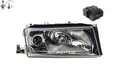 Scheinwerfer Halogen kompatibel zu Skoda Octavia Rechts Leuchtmitt. + Stellmotor