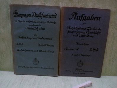 Aufgaben Übungen zum Deutschunterricht Richard Lange Otto Spannagel Dürr´schen
