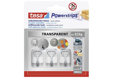 TESA Powerstrips Haken S 3er Pack 666302