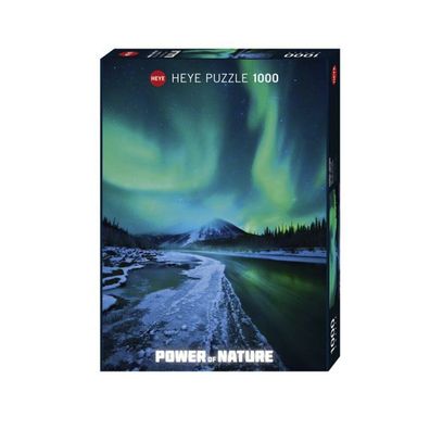 1000 Teile Puzzle - Kraft der Natur: Aurora Borealis