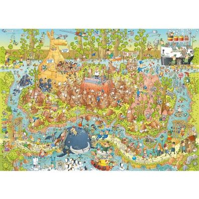 HEYE Puzzle Grüner Zoo: Australische Exposition 1000 Teile
