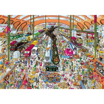 HEYE Puzzle-Bahnhof 2000 Teile