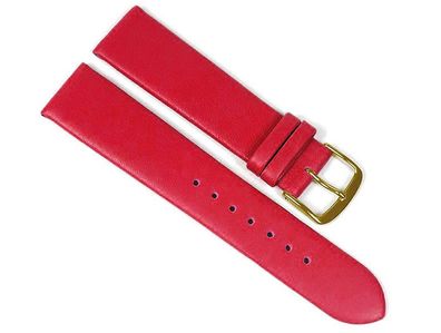 Uhrenarmband Kalbsleder weich rot Graf Berlin 23258G