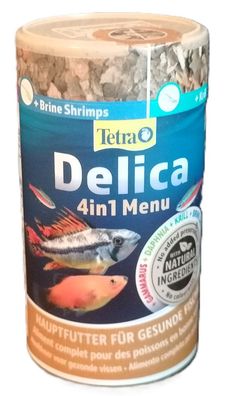 Tetra Delica 4in1 Menu 100ml Futter FD Futtertiere