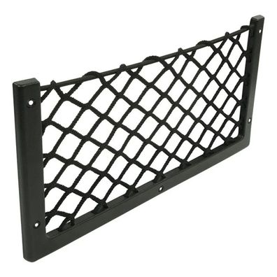 Ablagenetz 366 x 180 mm elastisch mit Kunststoffrahmen zur Wandmontage - Netztasche z