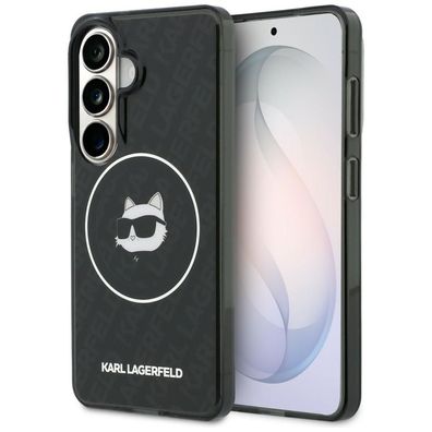 Hülle Karl Lagerfeld Galaxy S26 Kunststoff schwarz MagSafe Katze Logo