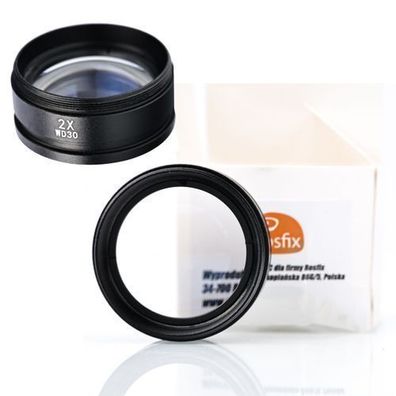 Rosfix Stereomikroskop Objektiv 2x – 48 mm Gewinde | 30 mm Arbeitsabstand