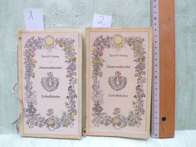Rudolf Binding Immerwährender Liebeskalender Willi Harwerth Hans Dulk Sütterlin