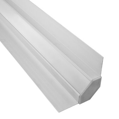 LED Trockenbau-Eckprofil Innen Silber – für LED-Strips bis 16mm