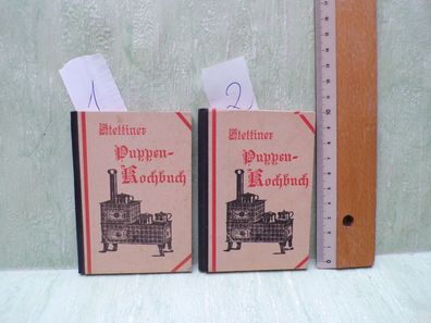 mini Stettiner Puppenkochbuch Richard Braun Sütterlin