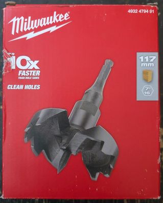 Milwaukee Große Selbstbohrer 117MM