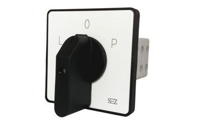 SEZ Nockenschalter S63 JD 9151 C6 3P 63A L-0-P 500V mit Griff 0458