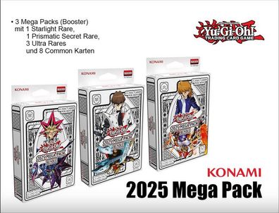 YuGiOh! 2025 Mega Pack Bundle Tuckbox (3 Motive)