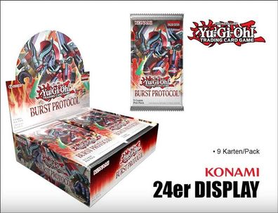 YuGiOh! Burst Protocol Booster 24er Display