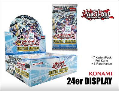 YuGiOh! Justice Hunters Booster 24er Display