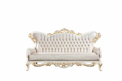 Chesterfield Dreisitzer Couch Barock Rokoko 3er Sofa Couchen Möbel