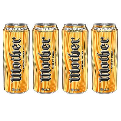 Mother Energy Drink Orange Dreamsicle - Import 4x500 ml
