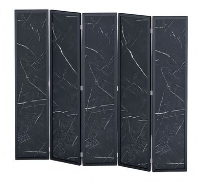 Schwarzer moderner Raumteiler aus MDF für Wohnzimmer und Büro