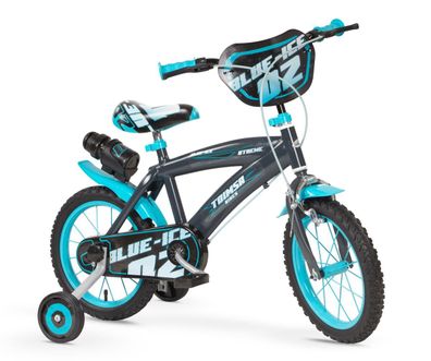 14 Zoll Kinder Jungen Fahrrad Jungenfahrrad Kinderfahrrad Rad Blau ICE