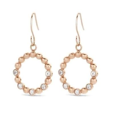 Victoria Roségoldfarbene Creolen