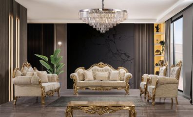 Sofagarnitur 3311 Sitz Set Design Sofa Polster Couchen Couch Klassiker Luxus