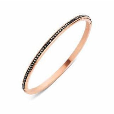 Victoria Rosegoldfarbener schwarzstein Armband