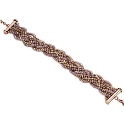 Victoria Rosa Perlen-Rosegold-Armband