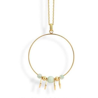 Victoria Perlen Halskette in Goldfarbe