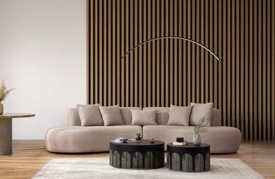 Sofalandschaft Loungemöbel Sofagarnitur Sitzgarnitur Polsterecke Sofa Couch 5tlg