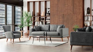 Komfortable 3 + 1 Sofagarnitur Stilvolles Design für gemütliches &elegantes Wohnen