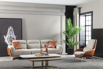 Sofagarnitur 3 + 1 Sitzer Couch Möbel Set 3tlg. Sitzgarnitur Möbel Wohnzimmer