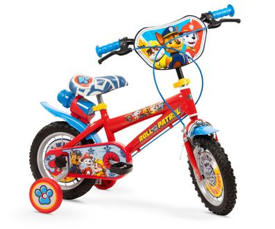 12 Zoll Kinder Jungen Fahrrad Rad Bike Paw Patrol Blau Rot Toimsa
