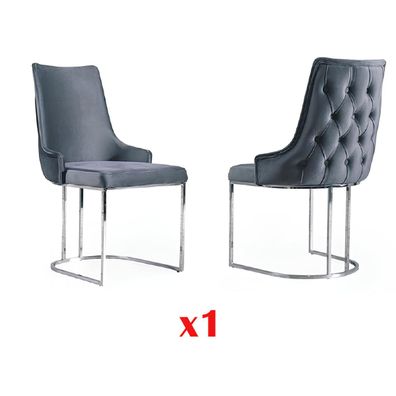 Esszimmer Lehnstuhl Polsterstuhl Stuhl ohne Armlehne Luxus Stühl Wohnzimmer