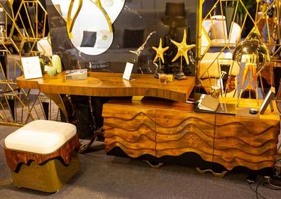 Schminktisch Design Tische Kosmetik Frisier Spiegel Konsole Schlafzimmer Neu