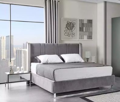 Schlafzimmer Set Bett 2x Nachttische Holz M?bel 3tlg Modern Design Sets