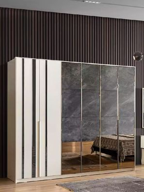 Kleiderschrank Luxus Schlafzimmer Holz Schrank Glasschrank M?bel Design