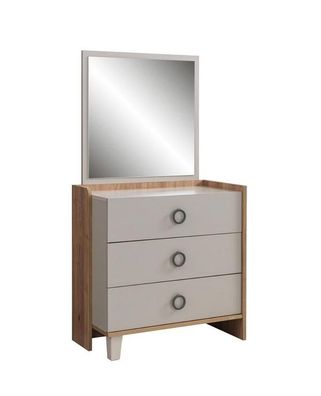 Elegante braune Holzkommode modern für Wohnzimmer Schlafzimmer