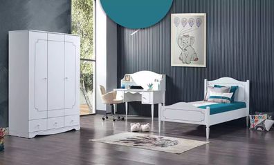 Komplettzimmer Schlafzimmer Möbel Schreibtisch Bett Schrank Komplettzimmer 3tlg
