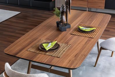 Esszimmertisch Esstisch Tisch Essecke Holz Baun Esszimmer Design Tische