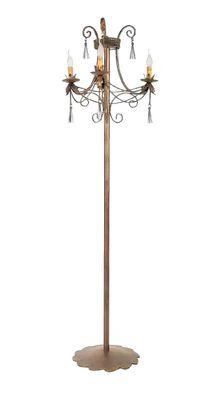 Stehlampe Standlampe Stand Luxus Leuchten Lampen Lampe Gold Art 170 cm