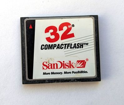 32MB SanDisk CompactFlash CF Compact Flash SDCFB-32 32 MB