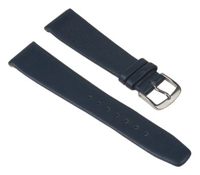 Minott Uhrenarmband Kalbsleder Blau ohne Naht Jazz 26221S