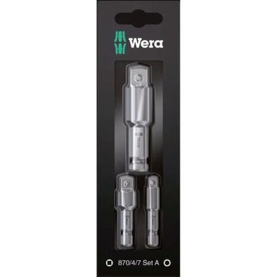 Wera Werkzeugschaftset 870/4/7 Set 3?teilig