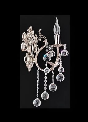Wandlampe Wandleuchten Wandleuchte Lüster Wand Lampen Kristall Slber