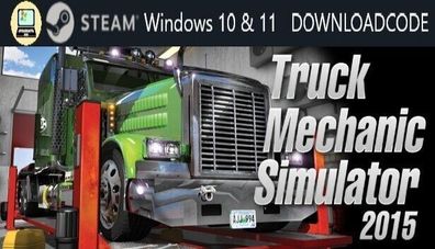 NEU PC Computer Spiel Truck Mechanic Simulator 2015 für Windows 10 11 STEAM Code